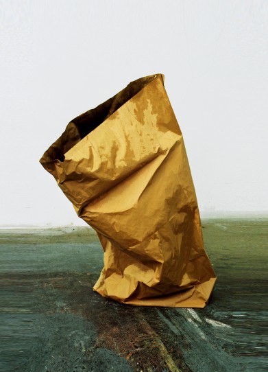 paperbag 2001 110 x 45 x 56 cm